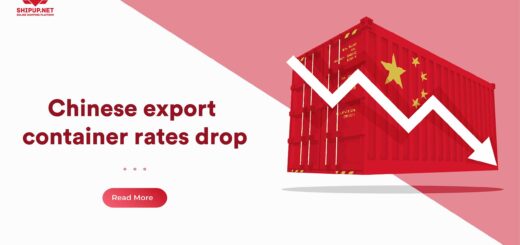 Chinese Export Container Rates Drop